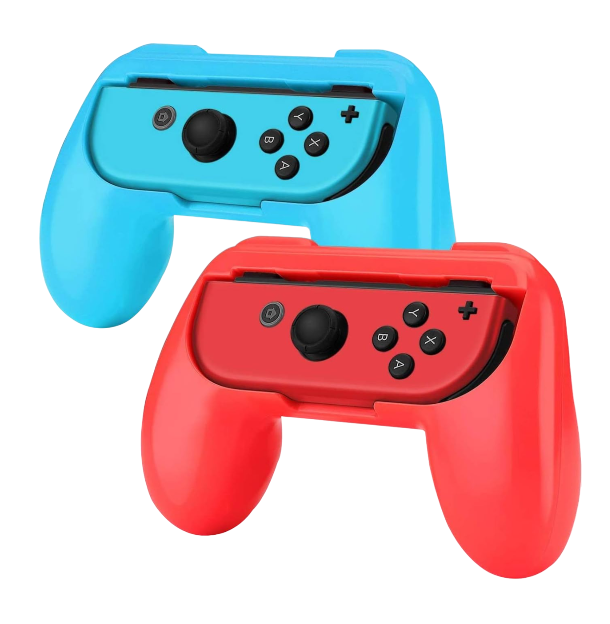 Grips Porta Joy-cons Fundas Para Controles Nintendo Switch - Azul/Rojo