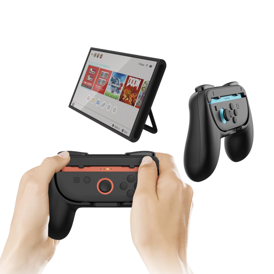 Grips Porta Joy-cons Fundas Para Controles Nintendo Switch 2 - Negro