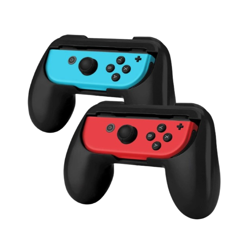 Grips Porta Joy-cons Fundas Para Controles Nintendo Switch - Negro