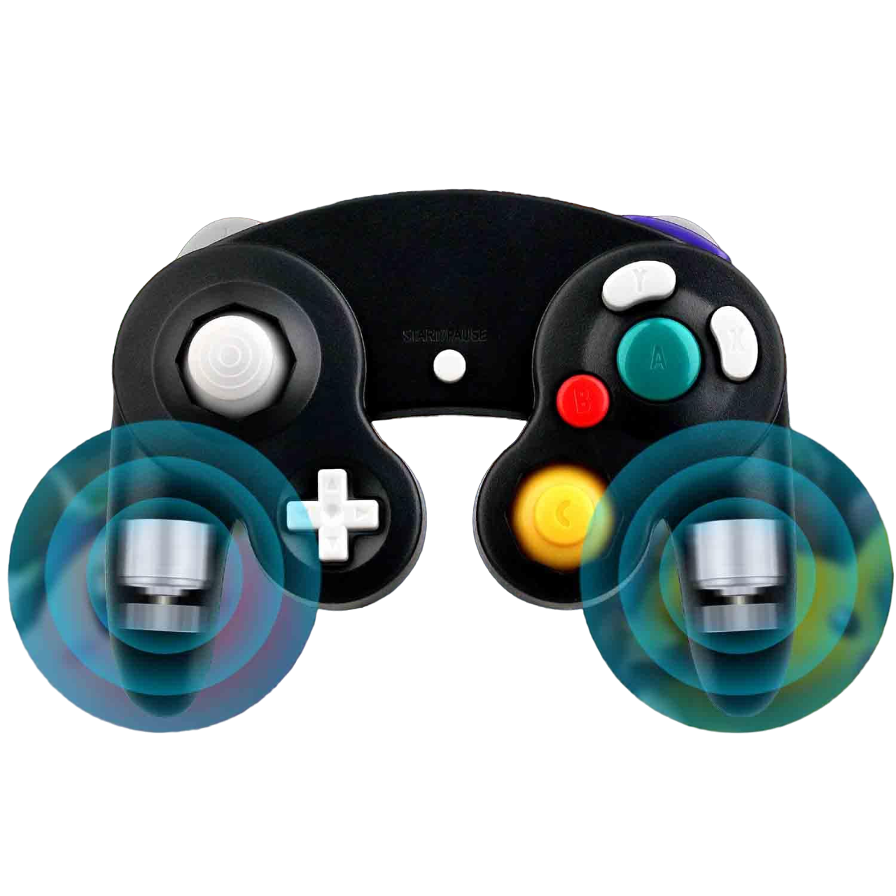 Control Clasico Gamecube Wii U Switch PC Generico Alambrico - Negro