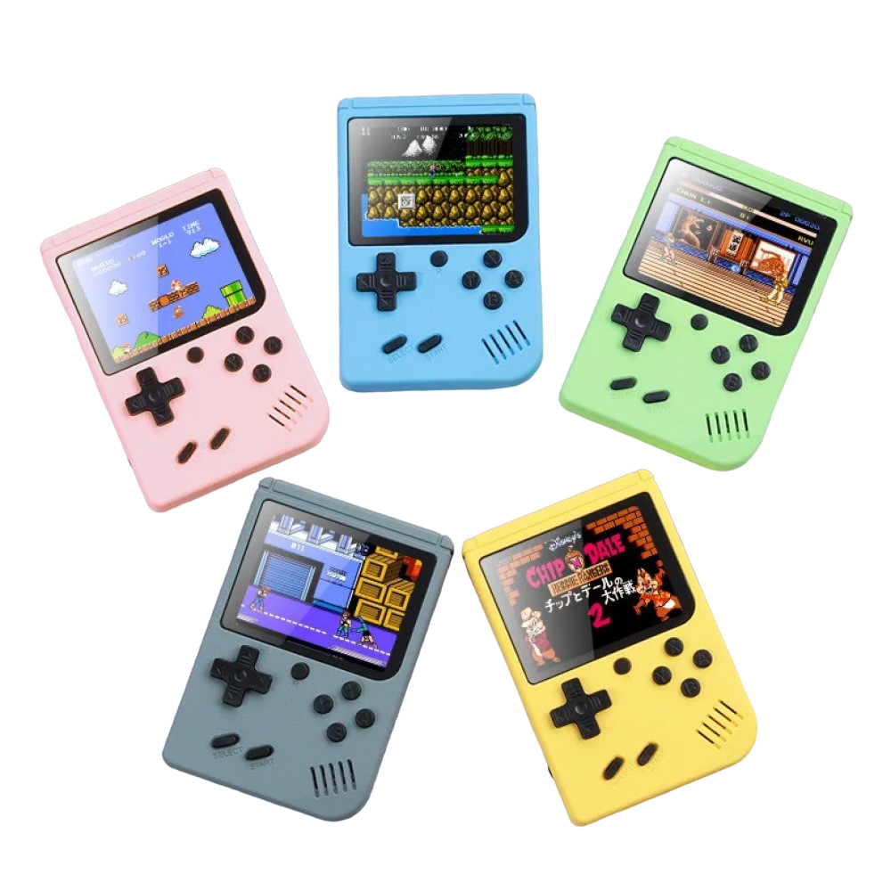 Consola Retro Portatil Sup GB500 Multijuegos NES Control TV - Verde