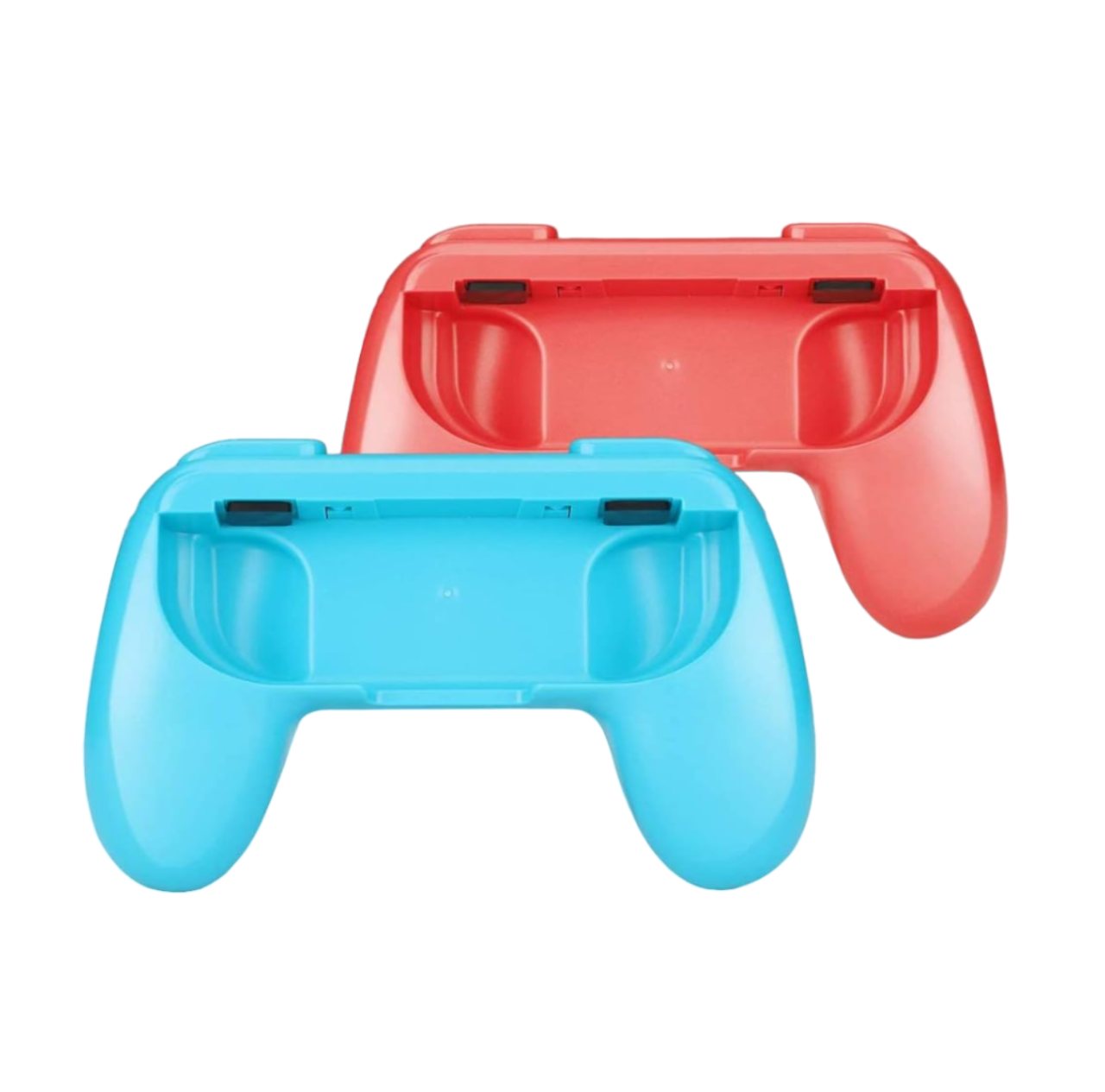 Grips Porta Joy-cons Fundas Para Controles Nintendo Switch - Azul/Rojo