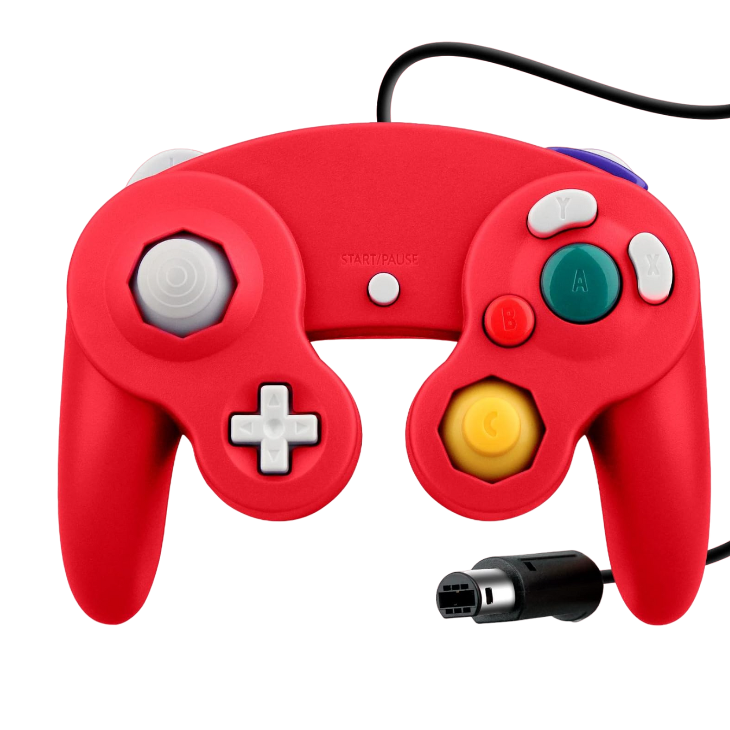 Control Clasico Gamecube Wii U Switch PC Generico Alambrico - Rojo