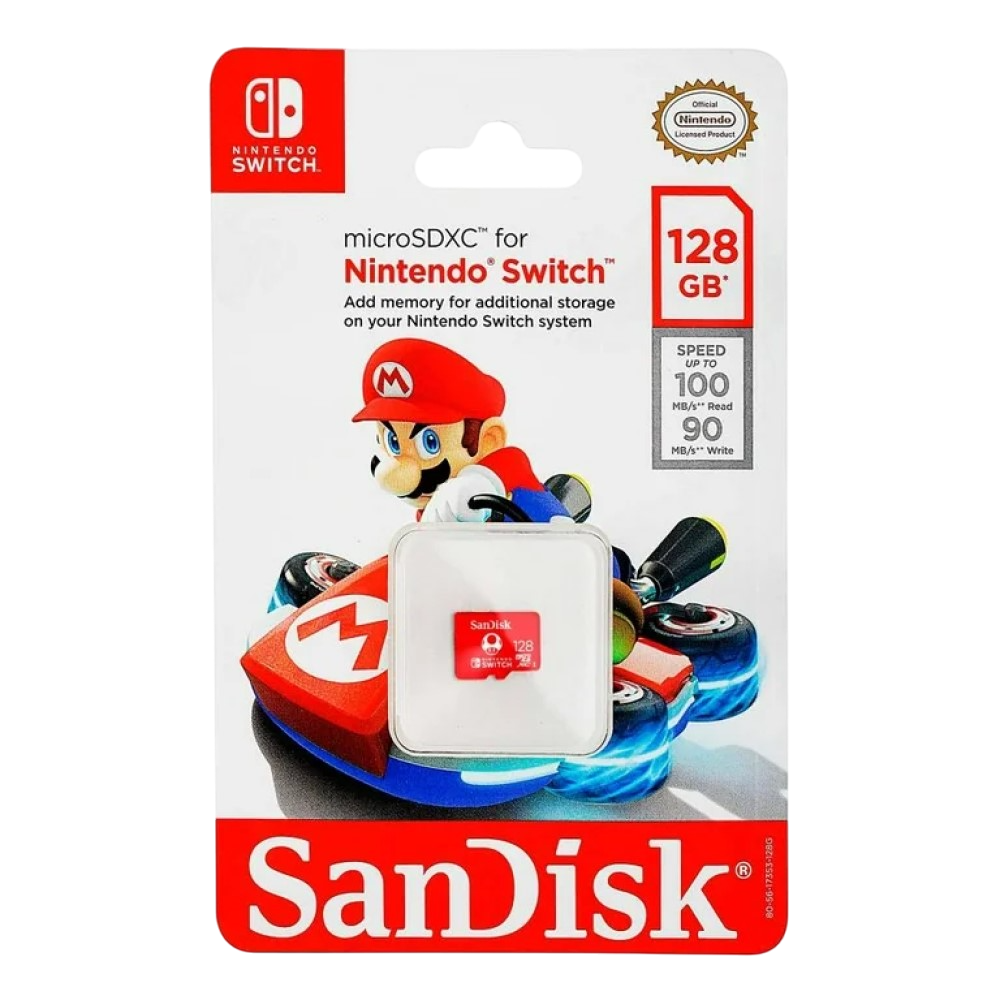 Tarjeta Micro SD Sandisk Nintendo Switch 128 GB