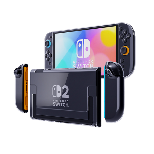 Protector Rígido Transparente Nintendo Switch 2 Crystal Cover Case