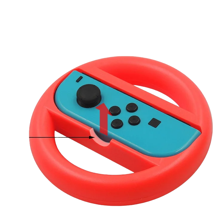 Volantes Porta Joy-cons Fundas Para Controles Nintendo Switch - Azul/Rojo