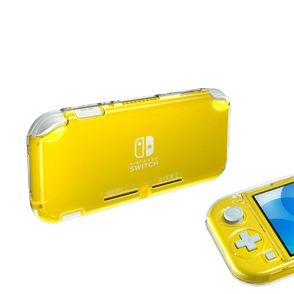 Protector Rígido Transparente Nintendo Switch Lite Crystal Cover Case + Mica Cristal Templado