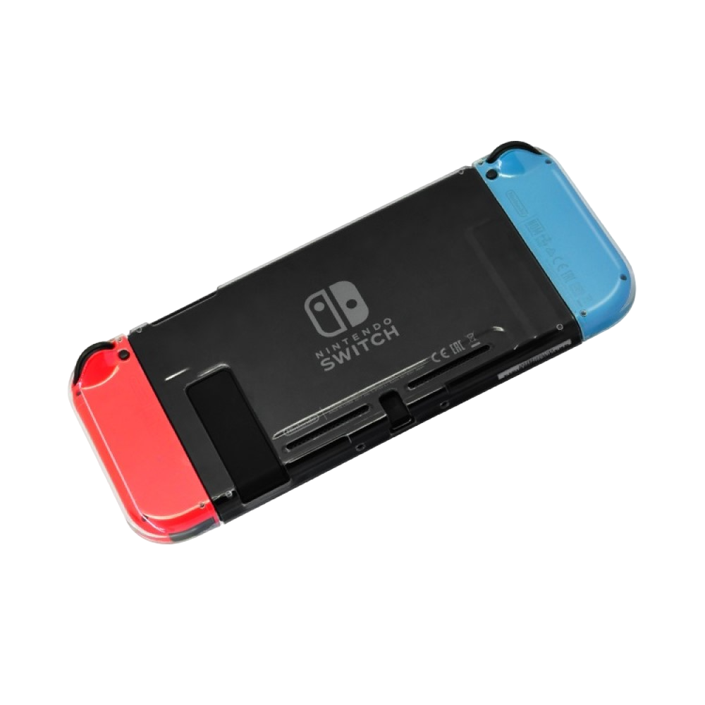 Protector Rígido Transparente Nintendo Switch Crystal Cover Case + Mica Cristal Templado