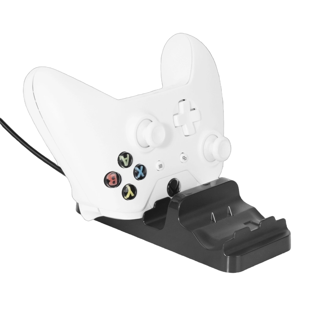 Dock Cargador + 2 Baterías Recargables para Control Xbox Series S/X/One – Negro