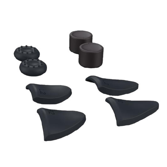 Gomas Protectoras Palancas + Gatillos PS5 DualSense Joysticks Triggers Cover Caps - Negro