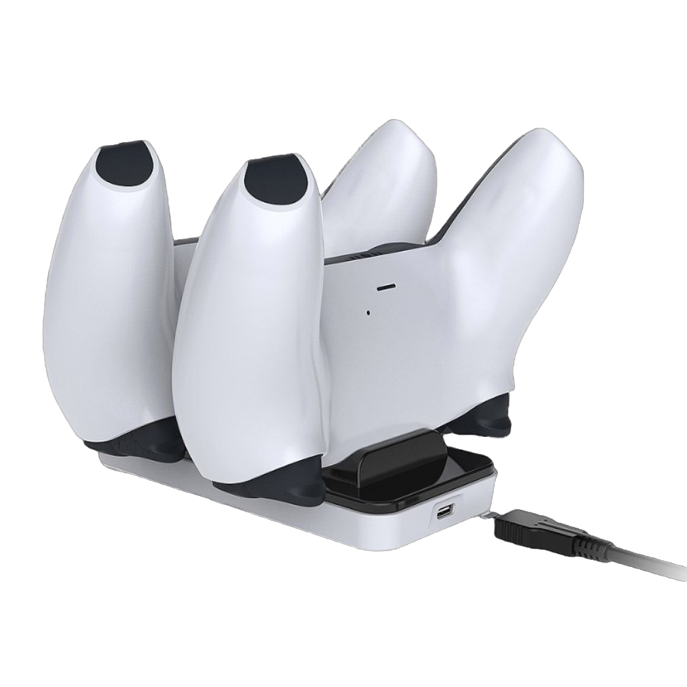 Base Cargadora 2 Controles PS5 DualSense Dock Doble Estación Carga Juega