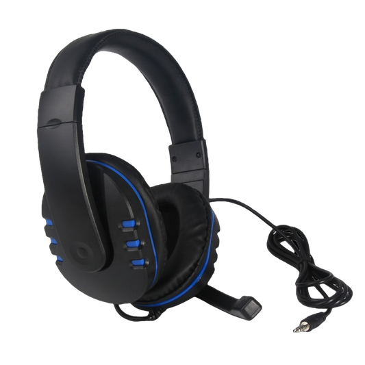 Audífonos Gamer Diadema Micrófono PS5 PS4 Xbox One S X Series Switch PC 3.5 - Negro