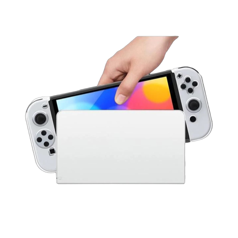 Protector Rígido Transparente Nintendo Switch Oled Crystal Cover Case