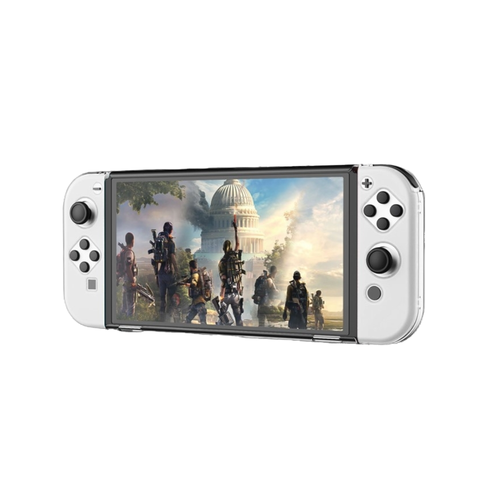 Protector Rígido Transparente Nintendo Switch Oled Crystal Cover Case