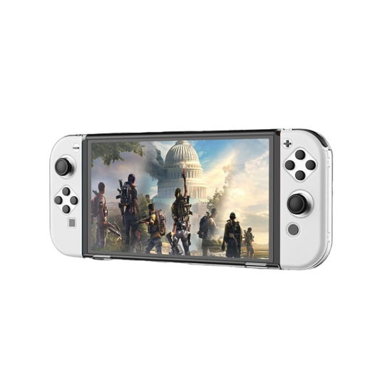 Protector Rígido Transparente Nintendo Switch Oled Crystal Cover Case