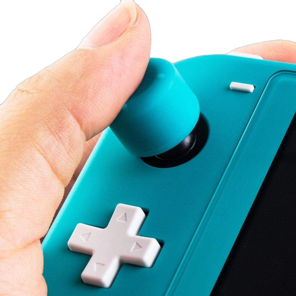 Gomas Protectoras Palancas Nintendo Switch Lite Joy-Con Joysticks Cover Caps - Rosa