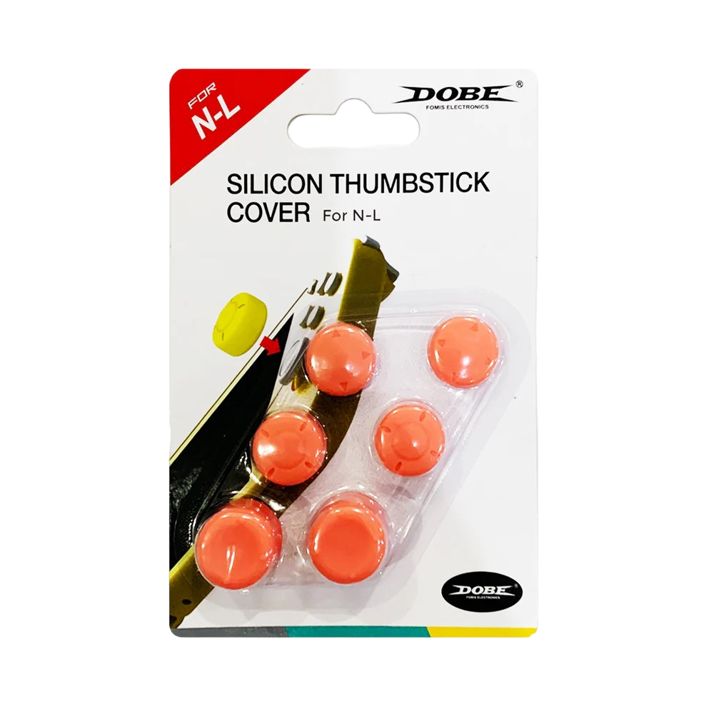 Gomas Protectoras Palancas Nintendo Switch Lite Joy-Con Joysticks Cover Caps - Rosa