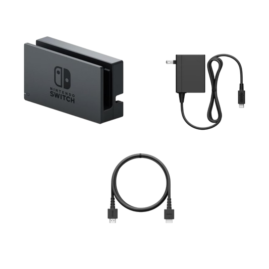 Dock Nintendo Switch Cargador Cable HDMI Set 3 en 1