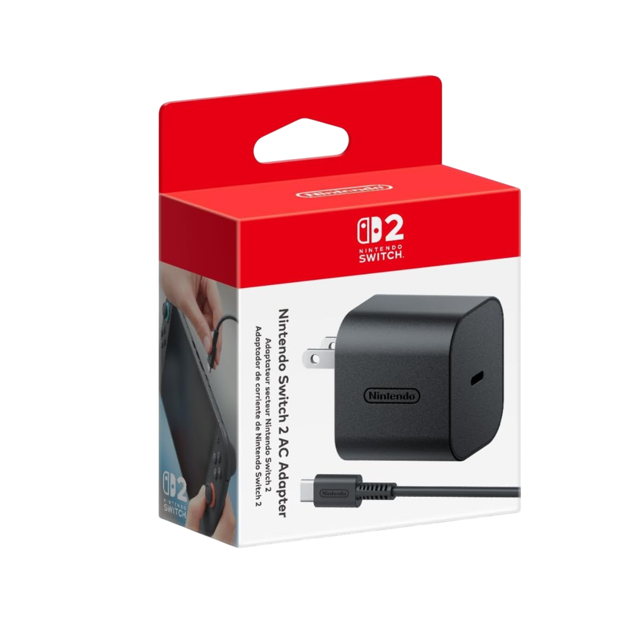 Cargador Nintendo Switch 2 Adaptador AC original 60 W Modo Dock Portátil