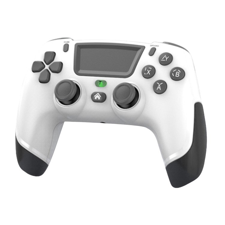 Control Inalámbrico Recargable PS4 Switch PC Android iOS - Blanco