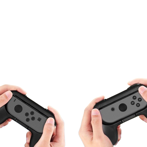 Grips Porta Joy-cons Fundas Para Controles Nintendo Switch - Negro