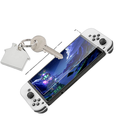 Protector Rígido Transparente Nintendo Switch Oled Crystal Cover Case + Mica Cristal Templado