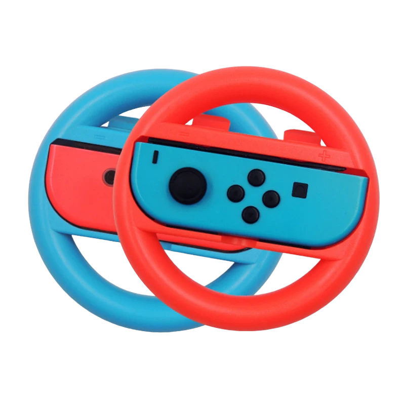 Volantes Porta Joy-cons Fundas Para Controles Nintendo Switch - Azul/Rojo