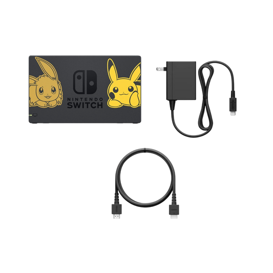 Dock Nintendo Switch Cargador Cable HDMI Set 3 en 1 - Pokemon Lets Go