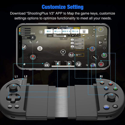 Control Inalámbrico Celular Bluetooth Gamepad Android iOS
