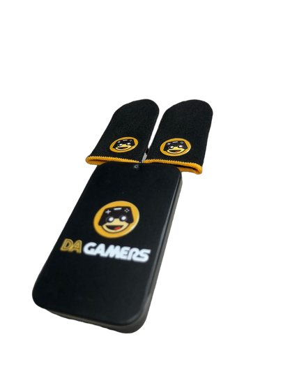 Dedales Gamer Premium Guantes Dedos Antisudor Competitivo Profesional - Amarillo