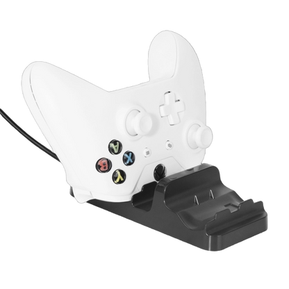 Carga Juega Control Xbox Series S X One Dock Cargador + 2 Baterías Recargables - Negro