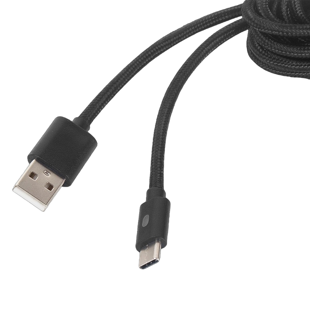Cable Carga USB Con Indicador 3 m USB Tipo C PS5 Nintendo Switch Xbox Series Celular PC