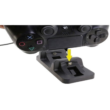 Base Cargadora 2 Controles PS4 DualShock 4 Dock Doble Estación Carga Juega