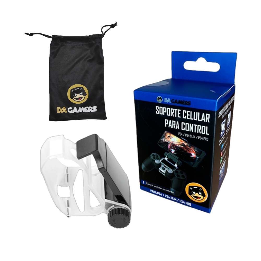 Soporte Celular Para Control PS4 DualShock 4 Clip Holder Clamp