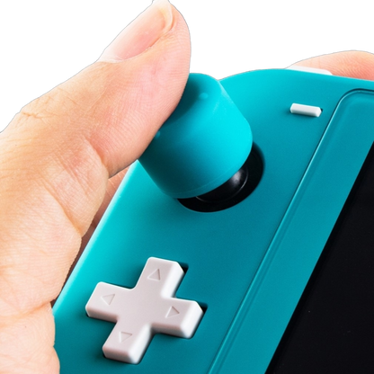 Gomas Protectoras Palancas Nintendo Switch Lite Joy-Con Joysticks Cover Caps - Gris Oscuro